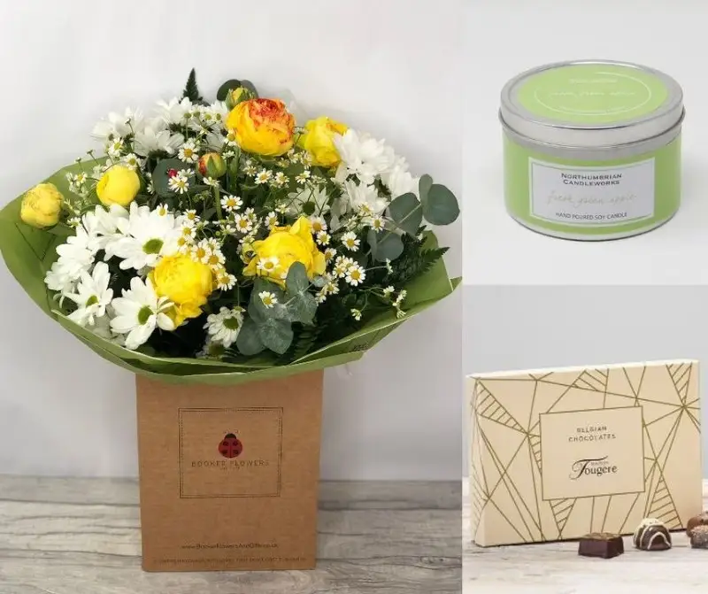 April Birthday Flowers Gift Set