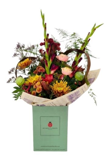 Burning Desire Autumn Handtied Bouquet