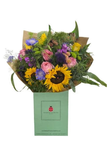 Cheerful Blooms Bouquet in a Box