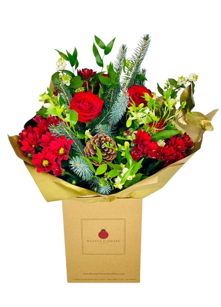 Christmas Cracker Bouquet of Flowers
