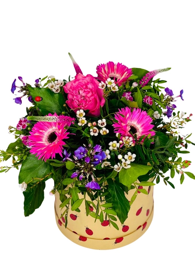 Hot Pink Mothers Day Hatbox
