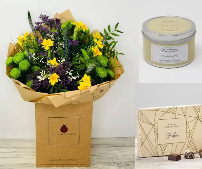 March Birthday Flowers Gift Set