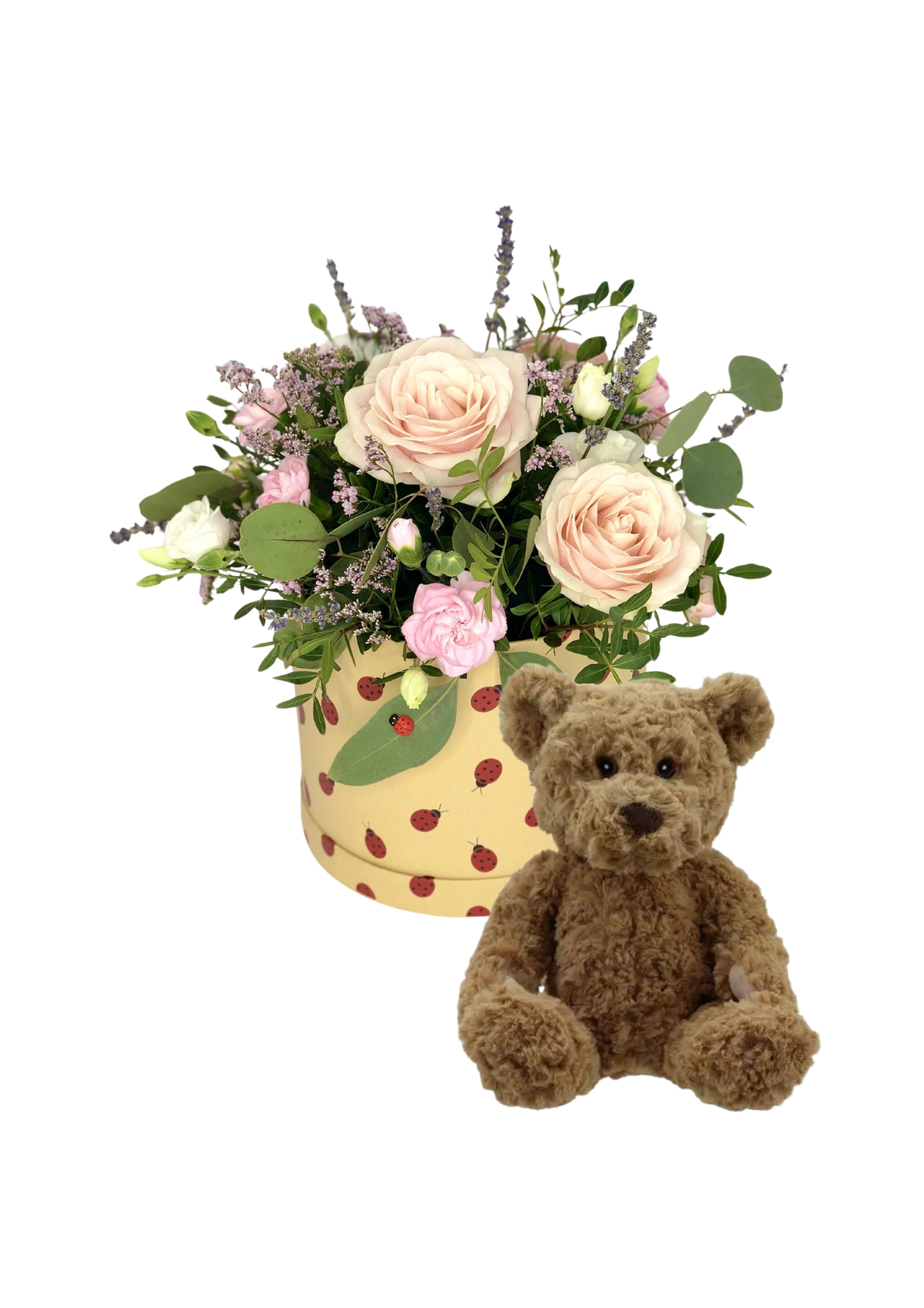New Baby Girl Hatbox Gift Set