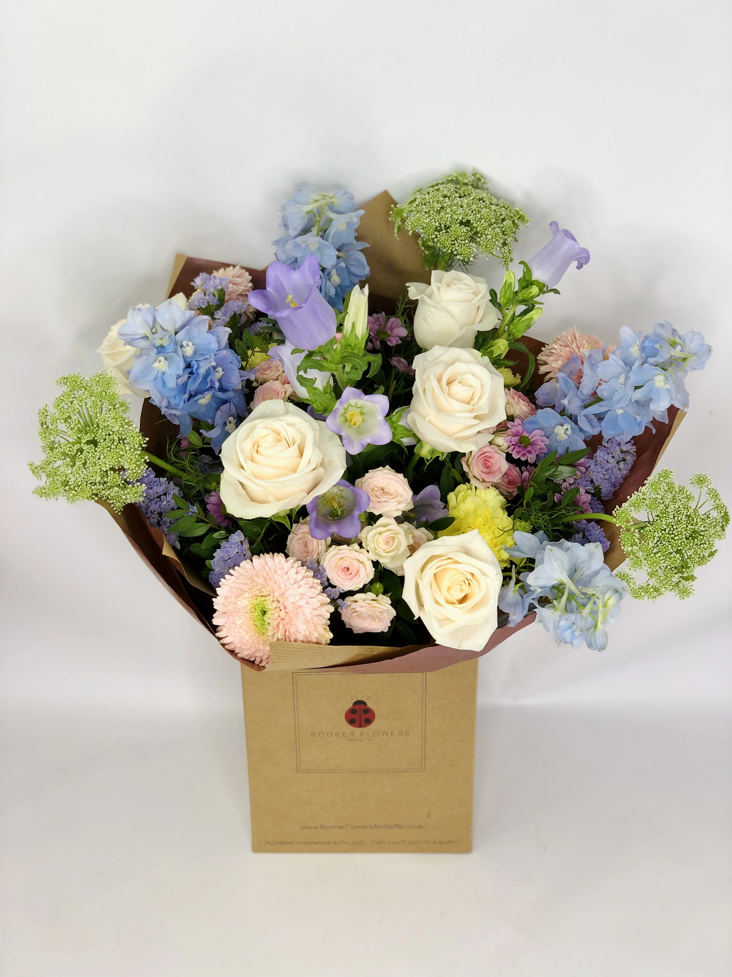 Pastel Paloma Summer Flowers in Water