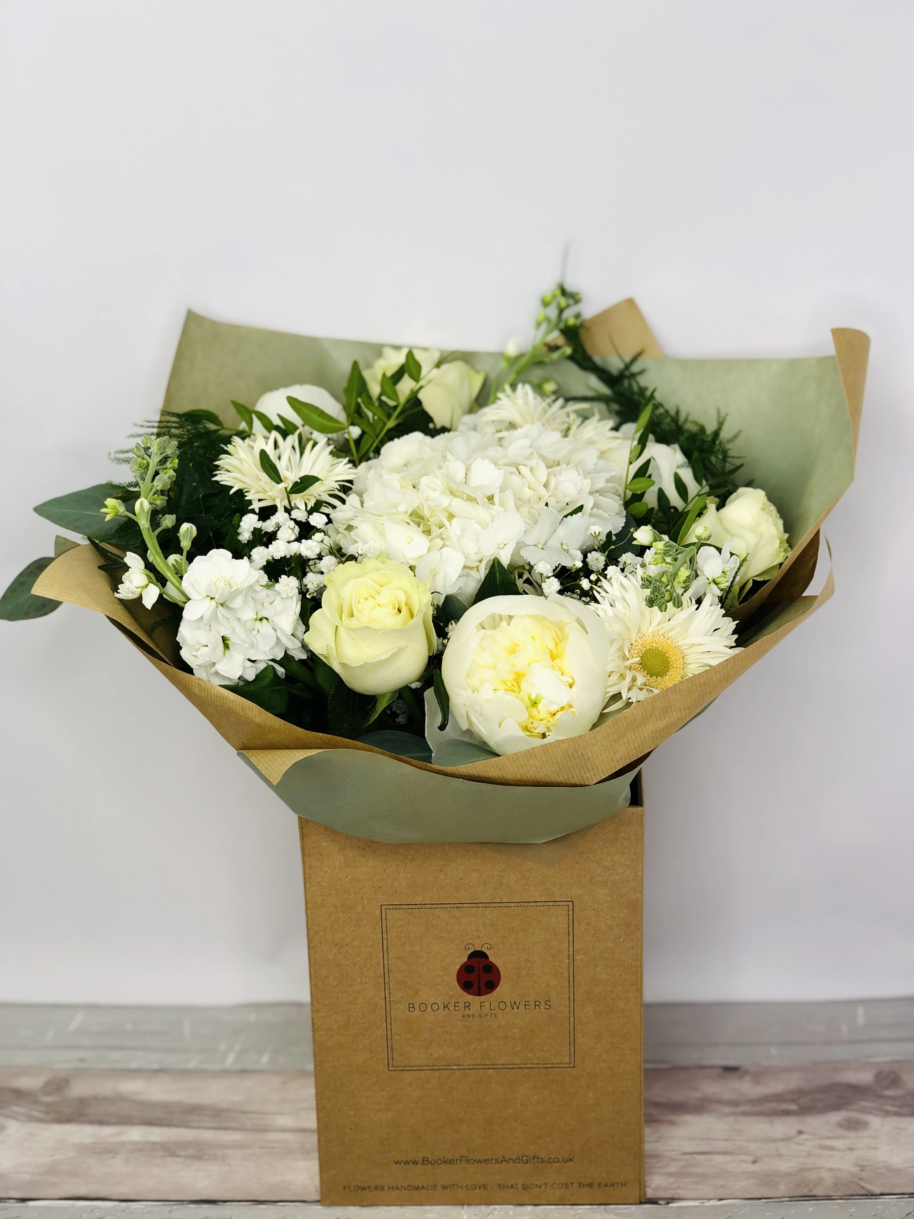 Peony White Russian Summer Flowers In Water