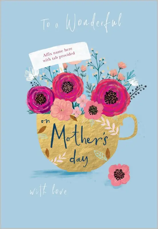 Personalised Mothers Day Greeting Card