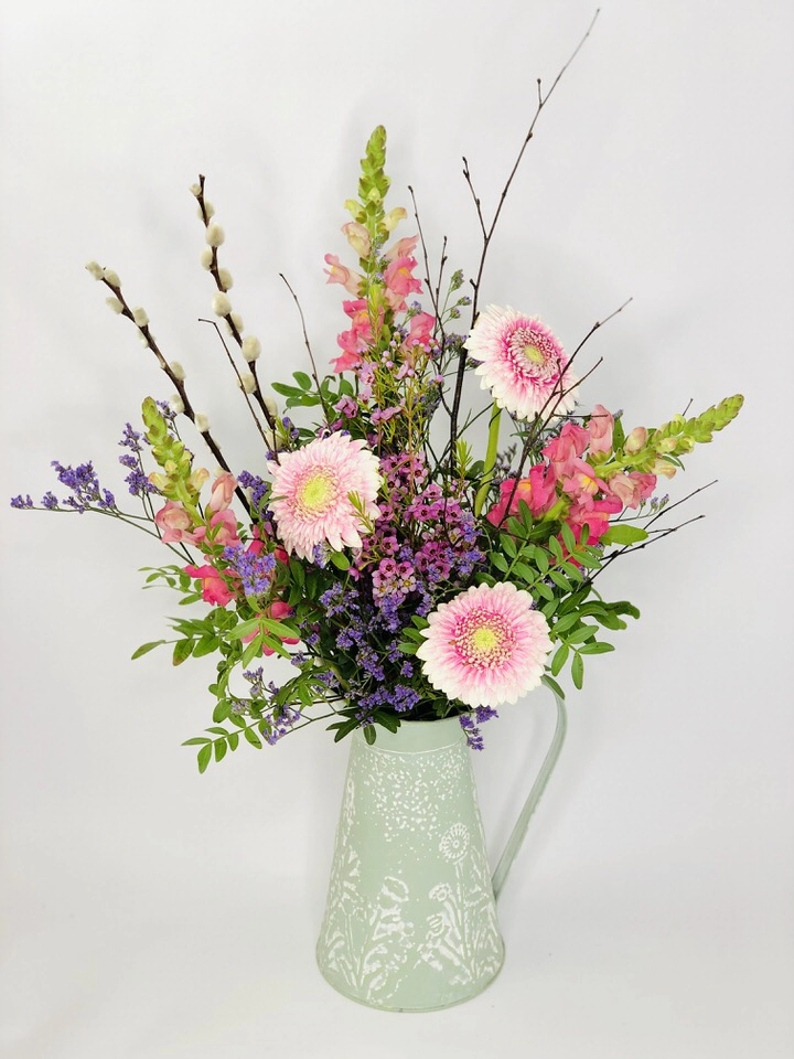Pet Friendly Country Garden Jug of Flowers