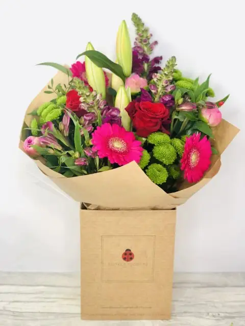 Romantic Rose and Peony Bouquet