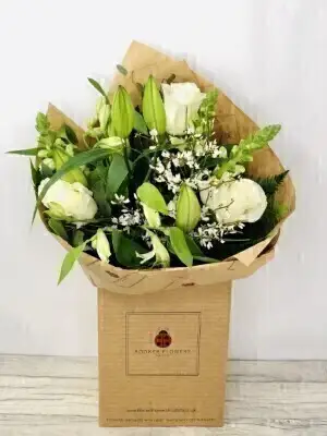 Silver Wedding Anniversary Bouquet