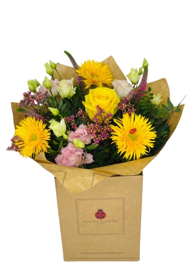 Spring Sunshine Pet Friendly Handtied Bouquet