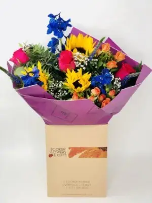 Summer Rainbow Hand-tied Bouquet